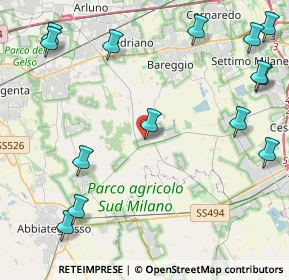 Mappa Via Abbiategrasso, 20046 Cisliano MI, Italia (5.80214)
