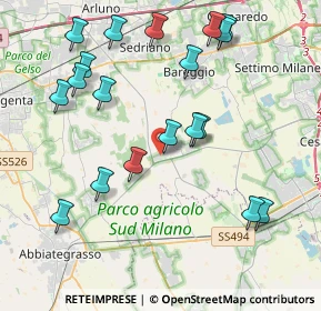 Mappa Via Abbiategrasso, 20046 Cisliano MI, Italia (4.45842)