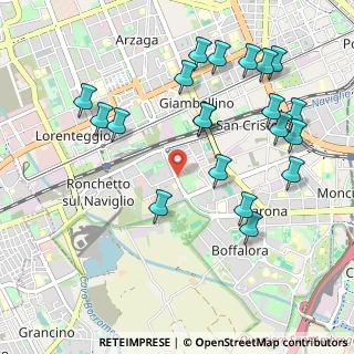 Mappa Via Parenzo, 20143 Milano MI, Italia (1.125)
