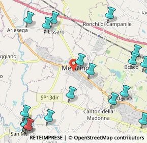 Mappa Via Papa Giovanni XXIII, 35035 Mestrino PD, Italia (3.105)