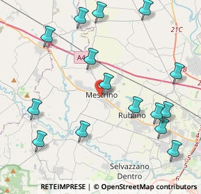 Mappa Via Papa Giovanni XXIII, 35035 Mestrino PD, Italia (4.92133)