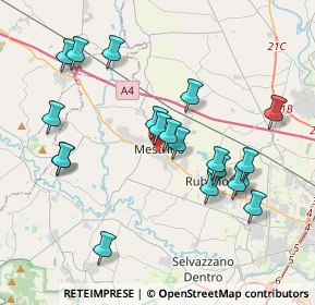 Mappa Via Papa Giovanni XXIII, 35035 Mestrino PD, Italia (3.873)