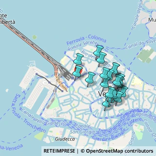 Mappa Delle chioverette, 30135 Venezia VE, Italia (0.8865)