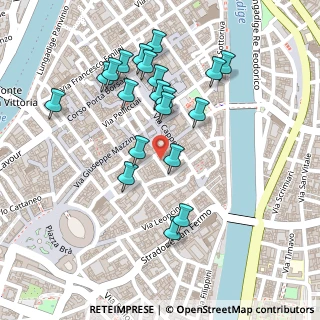 Mappa Via Stella, 37121 Verona VR, Italia (0.2335)