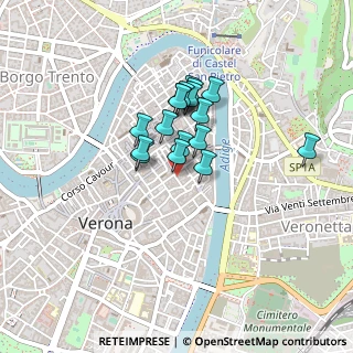 Mappa Vicolo Stella, 37121 Verona VR, Italia (0.3)