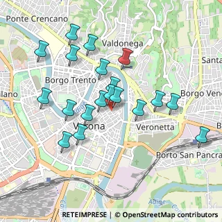 Mappa Via Stella, 37121 Verona VR, Italia (0.89579)