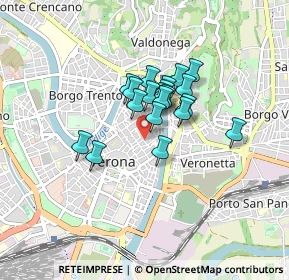 Mappa Vicolo Stella, 37121 Verona VR, Italia (0.5495)