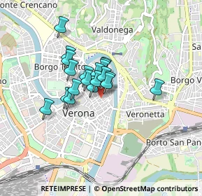 Mappa Vicolo Stella, 37121 Verona VR, Italia (0.5445)