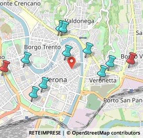 Mappa Via Stella, 37121 Verona VR, Italia (1.06091)