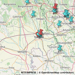 Mappa Via Evangelista Torricelli, 28100 Novara NO, Italia (22.5025)