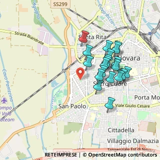 Mappa Via Evangelista Torricelli, 28100 Novara NO, Italia (0.813)