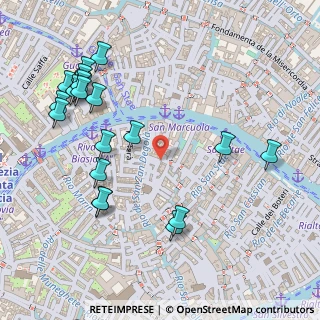 Mappa Calle dello Spezier, 30135 Venezia VE, Italia (0.303)