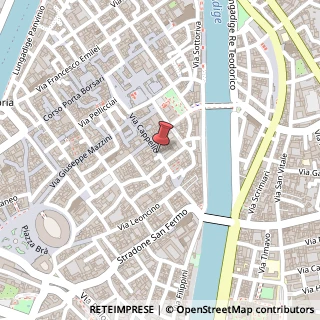 Mappa Via Cappello, 26, 37121 Verona, Verona (Veneto)