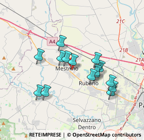 Mappa Via Aquileia, 35035 Mestrino PD, Italia (3.05533)