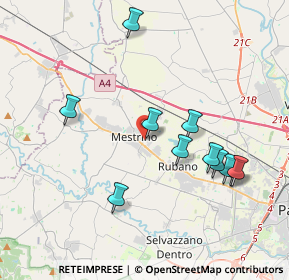 Mappa Via Aquileia, 35035 Mestrino PD, Italia (3.84545)