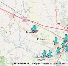 Mappa Via Aquileia, 35035 Mestrino PD, Italia (6.86643)