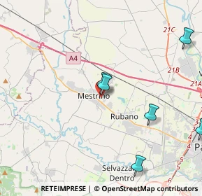 Mappa Via Aquileia, 35035 Mestrino PD, Italia (7.12929)