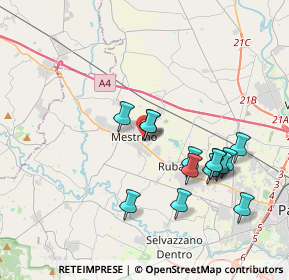 Mappa Via Aquileia, 35035 Mestrino PD, Italia (3.60071)