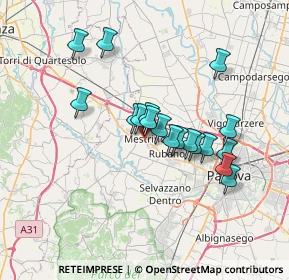 Mappa Via Guido Negri, 35035 Mestrino PD, Italia (5.79278)
