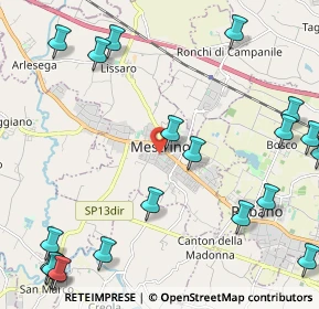 Mappa Via Guido Negri, 35035 Mestrino PD, Italia (3.093)