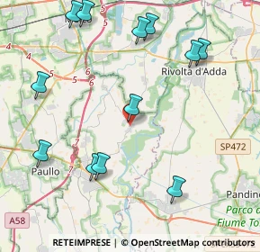 Mappa Via Giovanni XXXIII, 26833 Comazzo LO, Italia (4.89333)