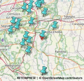 Mappa Via Giovanni XXXIII, 26833 Comazzo LO, Italia (9.695)