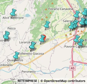 Mappa Via Ivrea, 10010 Loranzè TO, Italia (2.9215)