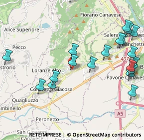 Mappa Via Ivrea, 10010 Loranzè TO, Italia (2.5415)