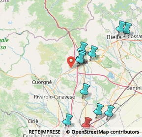 Mappa Via Ivrea, 10010 Loranzè TO, Italia (16.595)