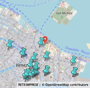 Mappa Fondamenta Mendicanti, 30122 Venezia VE, Italia (0.695)