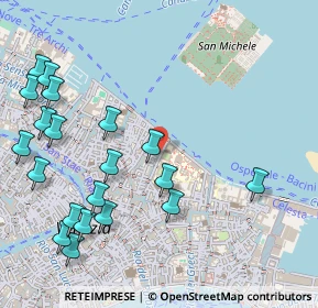 Mappa Fondamenta Mendicanti, 30122 Venezia VE, Italia (0.6455)