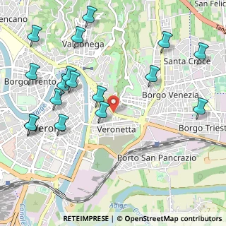 Mappa Via Muro Padri, 37129 Verona VR, Italia (1.27941)