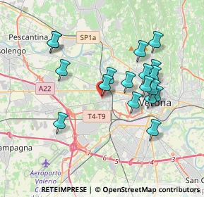 Mappa Via Urbano III, 37100 Verona VR, Italia (3.44556)