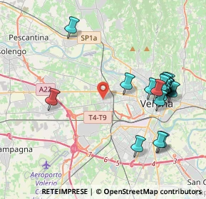 Mappa Via Urbano III, 37100 Verona VR, Italia (4.384)