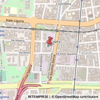 Mappa Alzaia Naviglio Pavese, 102, 20142 Milano, Milano (Lombardia)