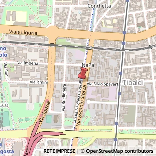 Mappa Via Rimini,  2, 20142 Milano, Milano (Lombardia)