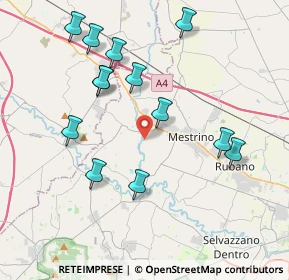 Mappa Via Reolda, 35030 Veggiano PD, Italia (4.04308)