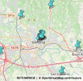 Mappa Via Amanti, 37121 Verona VR, Italia (2.89769)