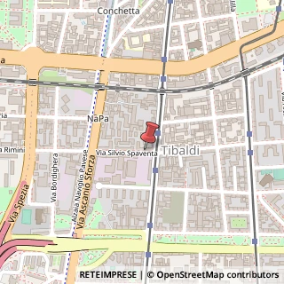 Mappa via silvio spaventa, 19, 20141 Milano, Milano (Lombardia)