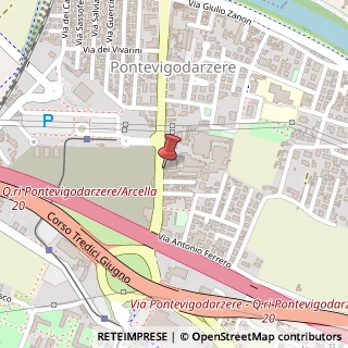 Mappa Via Pontevigodarzere, 54, 35133 Padova, Padova (Veneto)