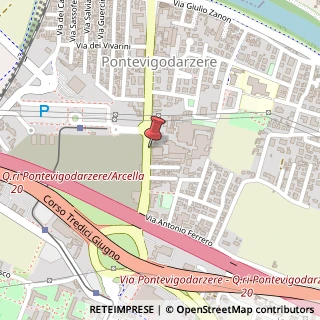 Mappa Via Pontevigodarzere, 56, 35133 Padova, Padova (Veneto)