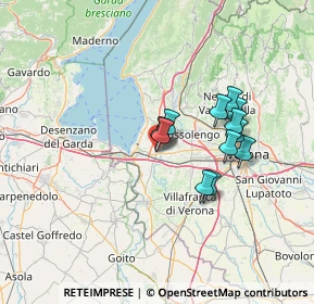 Mappa Via Pozzetto, 37014 Castelnuovo del Garda VR, Italia (10.88667)