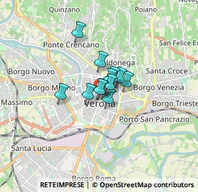 Mappa Vicolo S. Lorenzo, 37121 Verona VR, Italia (0.7675)