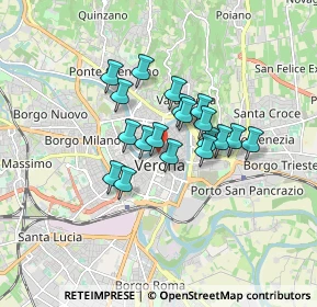 Mappa Vicolo S. Lorenzo, 37121 Verona VR, Italia (1.17474)