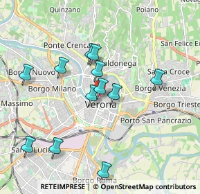 Mappa Vicolo S. Lorenzo, 37121 Verona VR, Italia (1.78833)