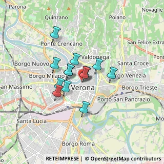 Mappa Vicolo S. Lorenzo, 37121 Verona VR, Italia (1.17692)