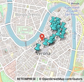 Mappa Vicolo S. Lorenzo, 37121 Verona VR, Italia (0.34)