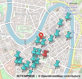 Mappa Piazzetta Santi Apostoli, 37121 Verona VR, Italia (0.603)