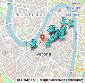 Mappa Piazzetta Santi Apostoli, 37121 Verona VR, Italia (0.337)