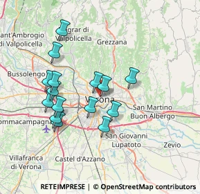 Mappa Vicolo S. Lorenzo, 37121 Verona VR, Italia (6.544)